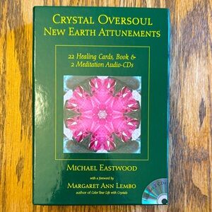 CARDS “Crystal Oversoul New Earth Attunements Set” Book, Cards, 2 CDs Box Set